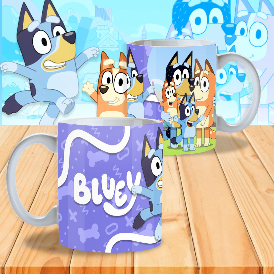 Tazas de Bluey (varios modelos)