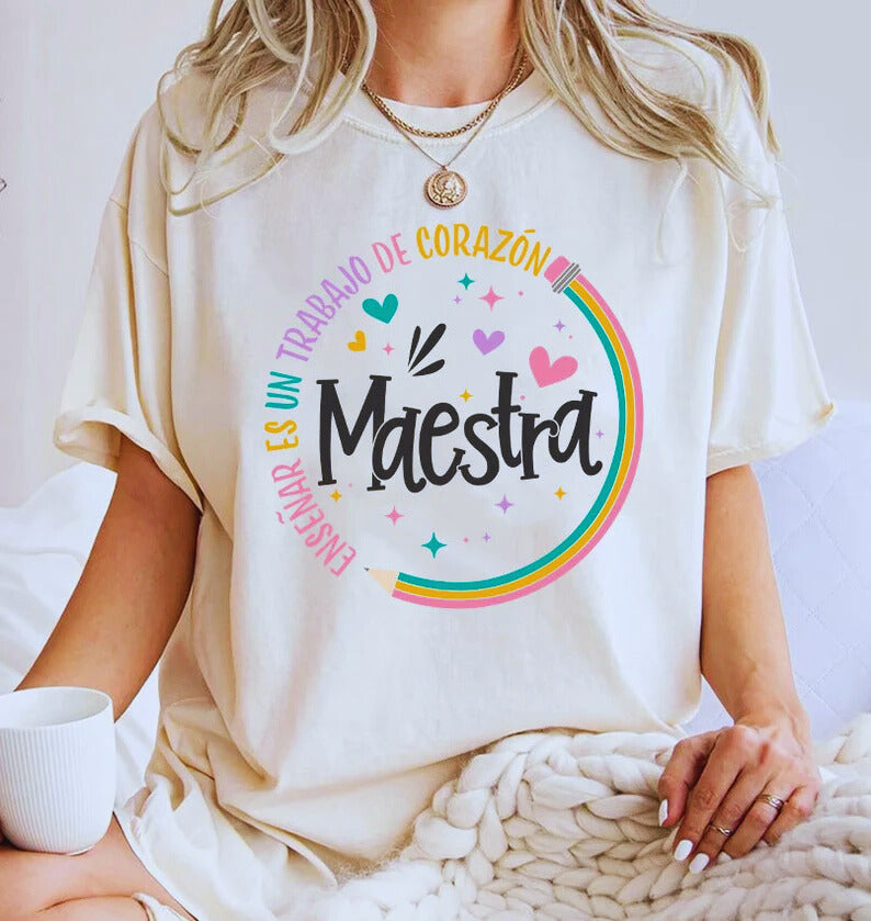 Camiseta maestra
