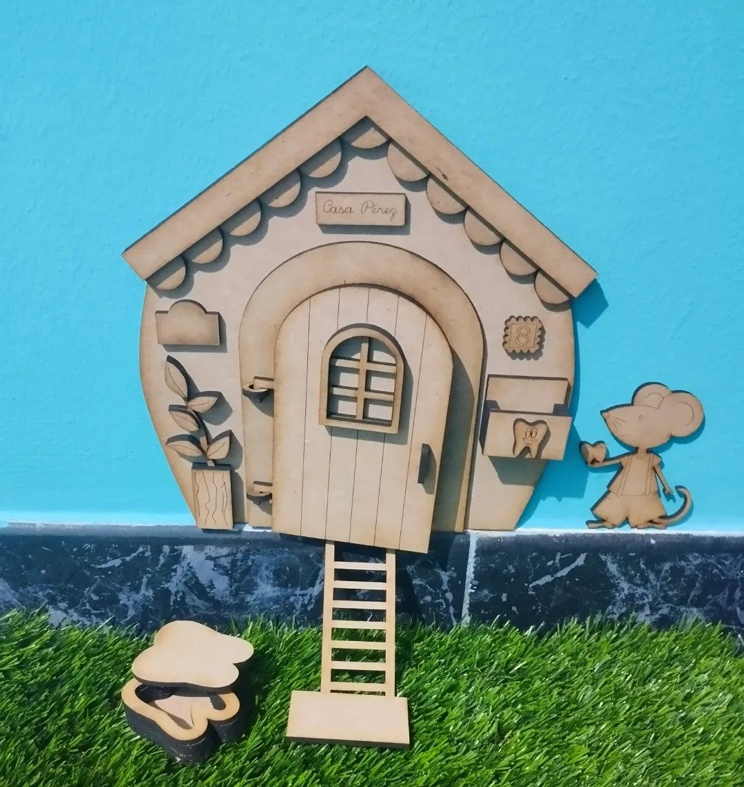 Casita con puerta Ratoncito Pérez