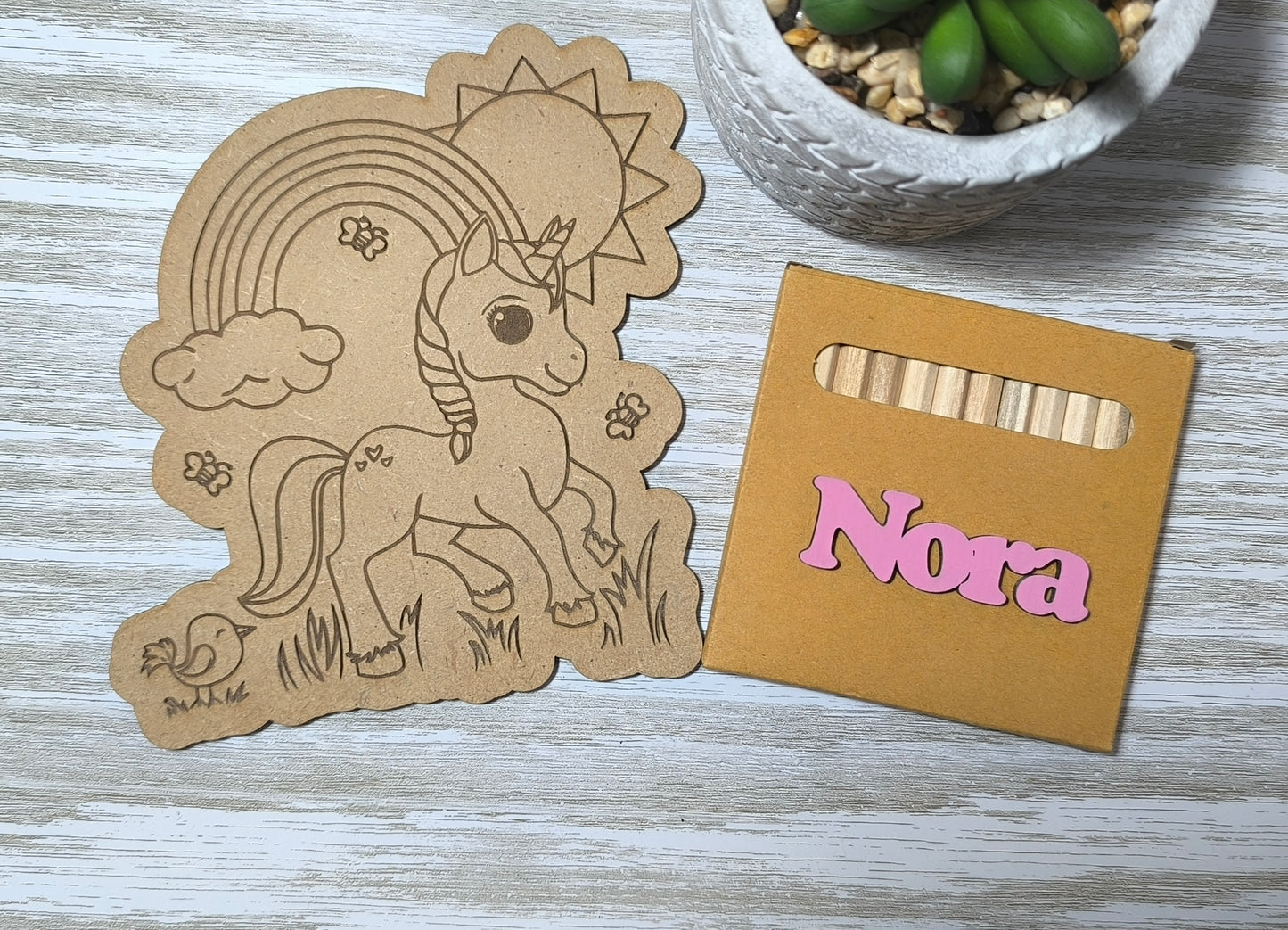 Unicornio para colorear