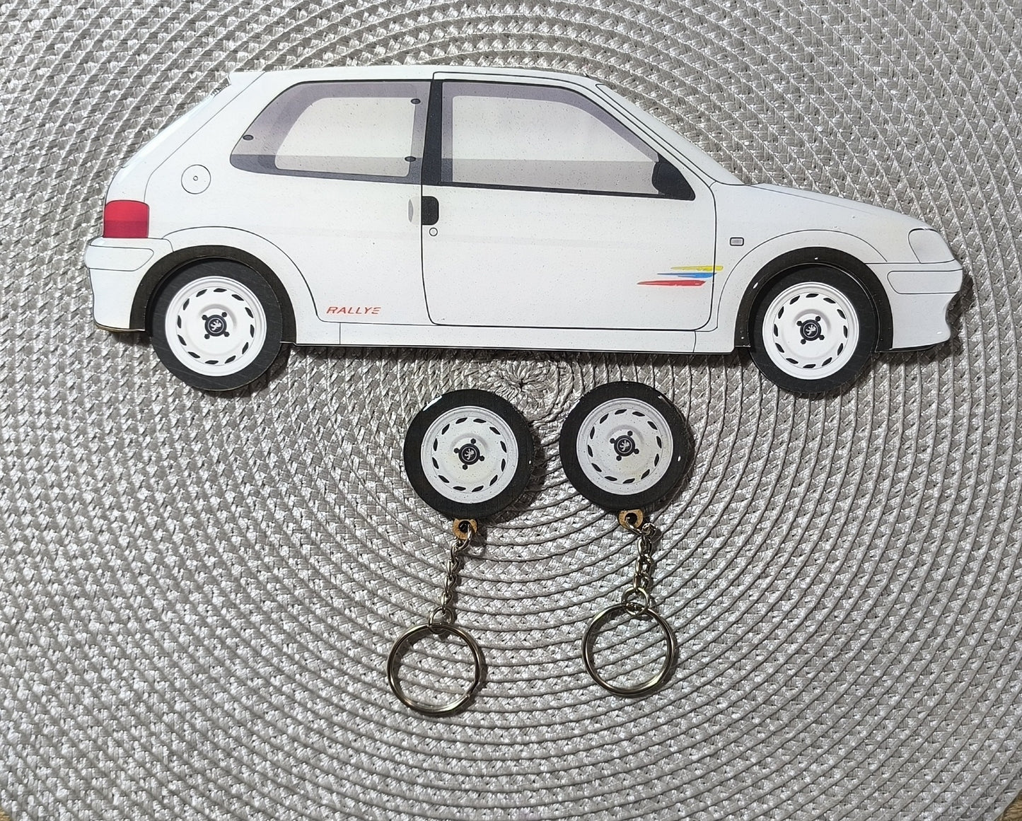 Cuelga llaves 106 rallye