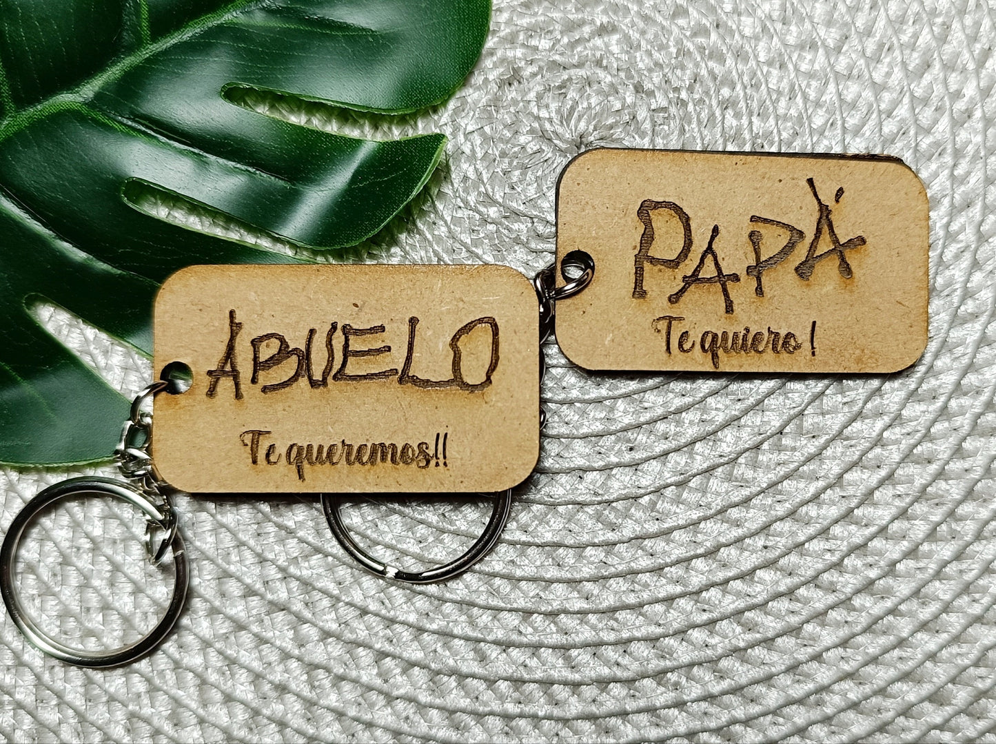 Llavero con dibujo personalizado