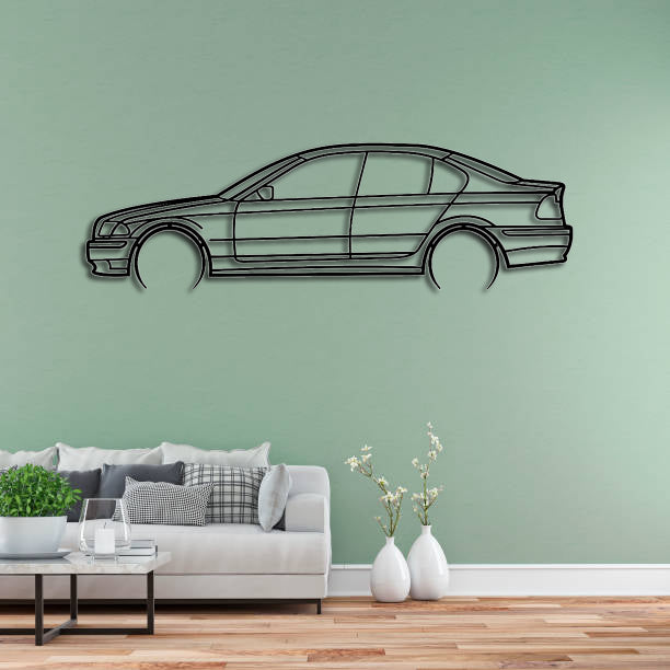 Silueta lineal BMW E46 SEDAN