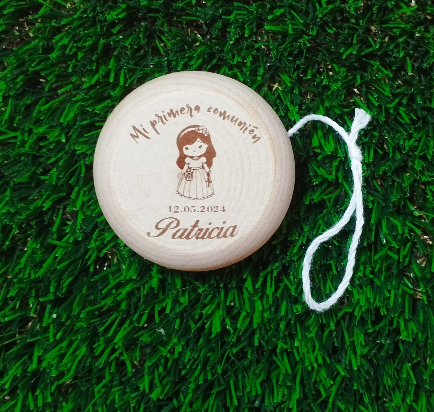Yoyó personalizado en madera