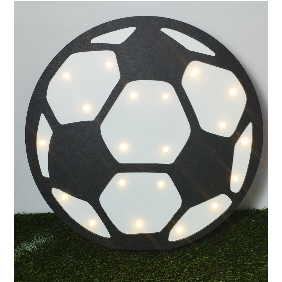 Lámpara pelota de fútbol